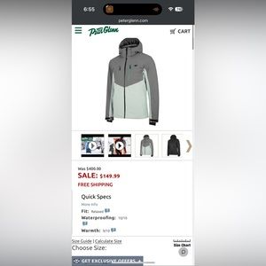 4F Ski Jacket - Men Size L